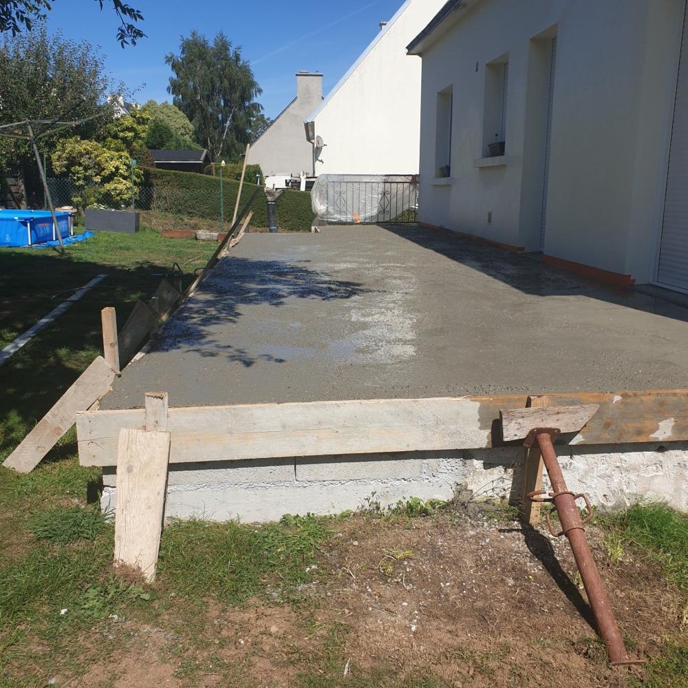Construction de terrasse