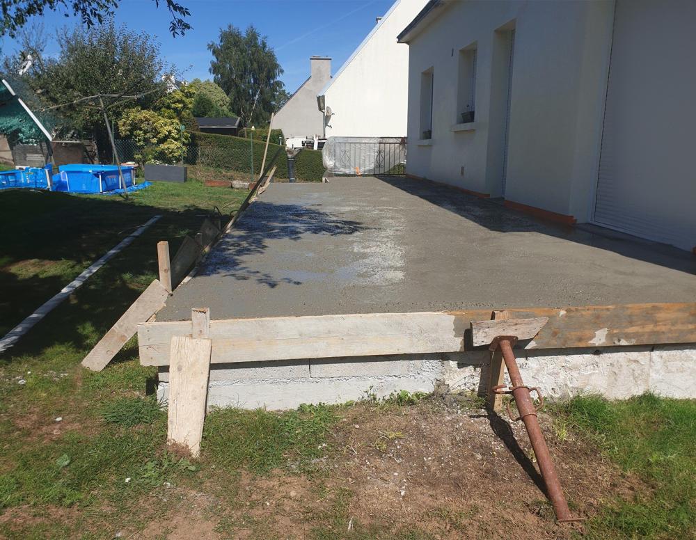 Construction de terrasse